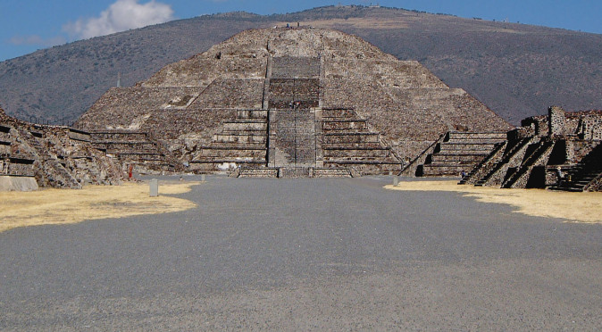 Teotihuacan, one of the greatest ruins of mexico