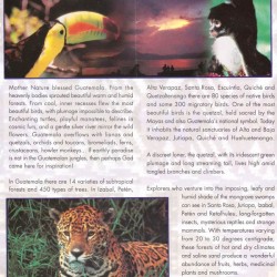 Guatemala Nature Pamphlet - Introduction