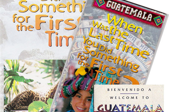 Guatemalan tourist pamphlets from 2002