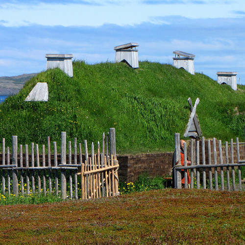 L'Anse aux Meadows, recreated long house
