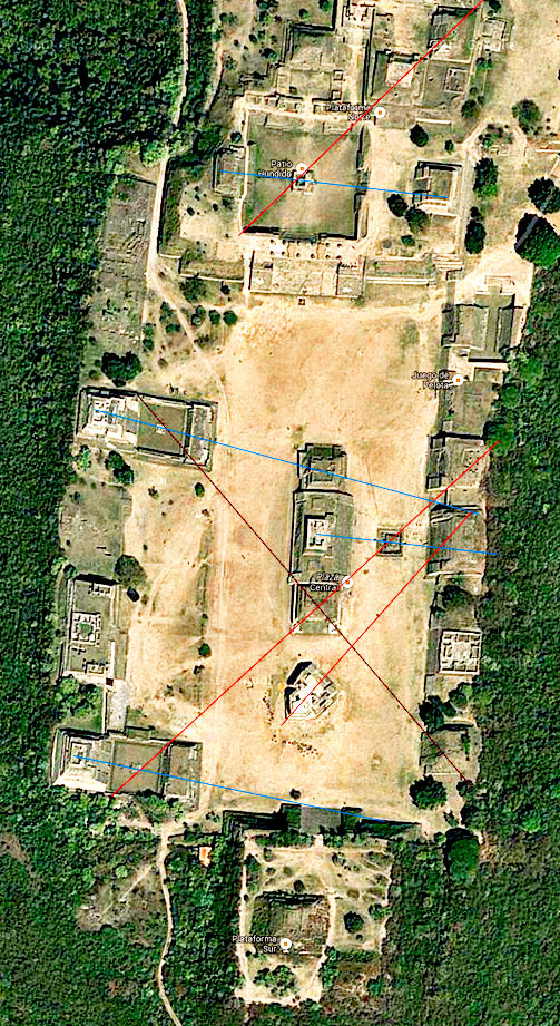 Monte Alban Satellite Image