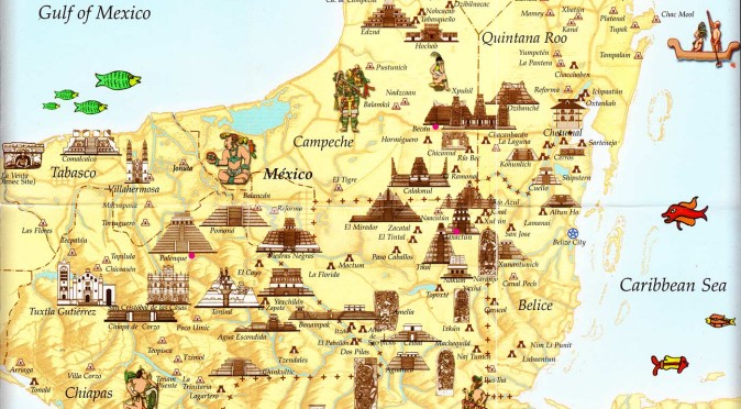 Map of the Mayan Territories from a 2002 Pamphlet