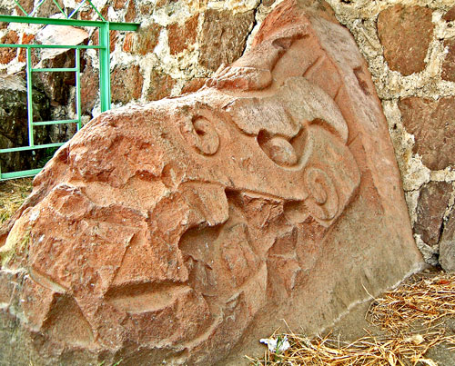 Serpent Carving from Teotenango