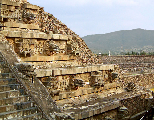 Temple of Quetzalcoatl at Teotihuacan