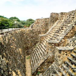 Inner Stairs of Building 1 at Teopanzolco