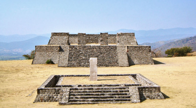 Building D and the Stela of the Two Glyphs at Xochicalco