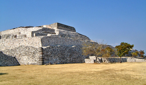 Rear of the Temple of the Stela at Xoxhicalco