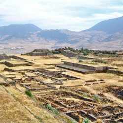 Looking From Grupo de la Serpiente at Teotenango