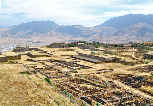 View from Serpent Group at Teotenango