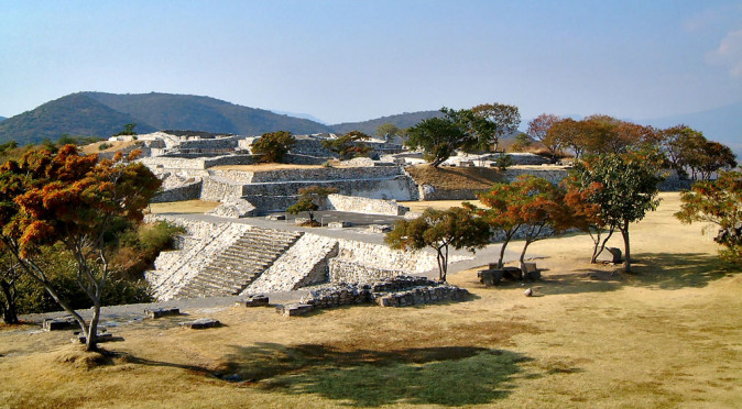 View of Acropolis from Pyramid of the Stelae at Xochicalco