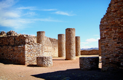Salon de las Columnas at La Quemada
