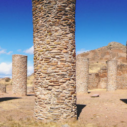 Salon de las Columnas at La Quemada