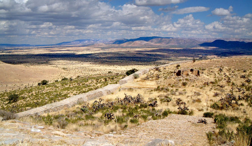 Perimeter Wall at La Quemada