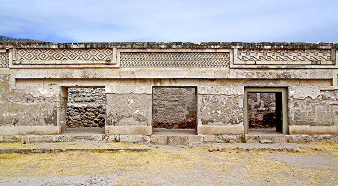 Building 2, which lines the North Side of the Church Group at Mitla