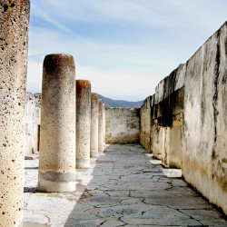 Building 5, also known as the Hall of Columns, at Mitla