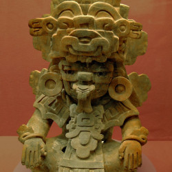 A Statue of Cociyo, Central Veracruz