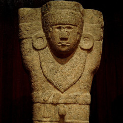 One of the "Atlantean" Columns from Chichen Itza