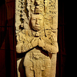 Monument 168 in the Tonina Museum