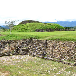 Sacrificial Altar and Ballcourt 1 at Tonina