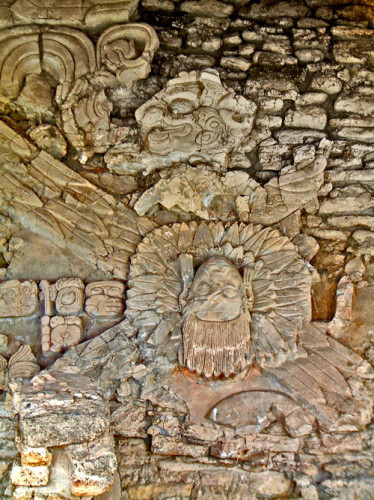 Mural De Las Cuarto Eras at Tonina