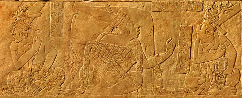 Palenque Temple XIX Platform Relief West