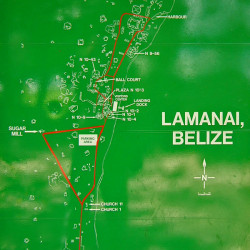 Map of Lamanai