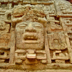 Mask from Mask Temple at Lamanai