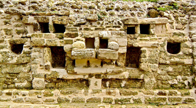 Jaguar Mask at Lamanai