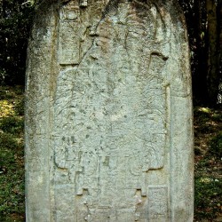 Stela 16 from Tikal's Group N complex