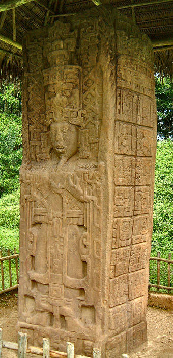 Stela A at Quirigua
