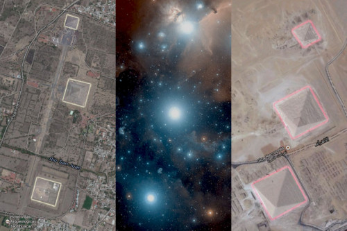 The alignment of Teotihuacan, Orion & Giza