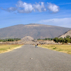 Avenue of Dead at Teotihuacan