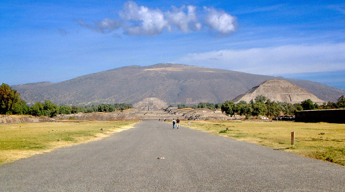 Avenue of Dead at Teotihuacan