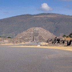 Pyramid of the Moon at Teotihuacan