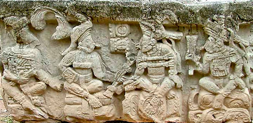 Altar Q West Side at Copan