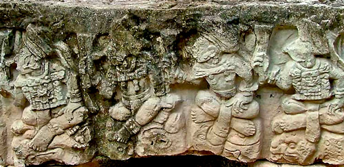 East Side of Altar Q at Copan