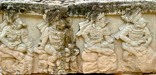 North Side of Altar Q at Copan