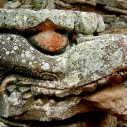 Serpent Head at Copan