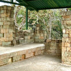 Carvings inside Structure 10L-18 at Copan