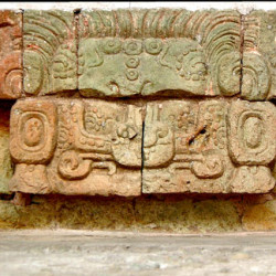 Cauac Earth Monsters from Templo 10L-18 at Copan