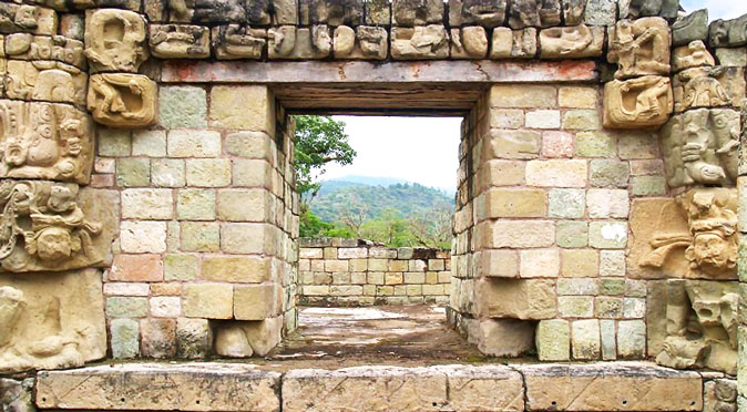 Carved Entrance to Temple 22 at Copan