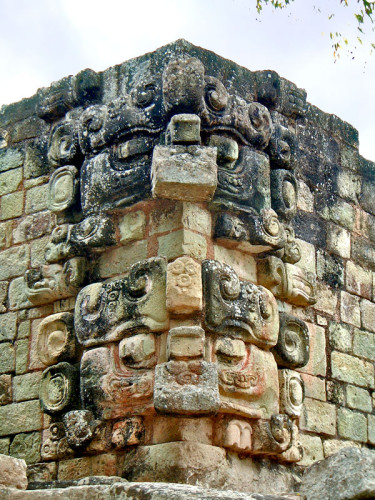 Chaac on Templo 22 at Copan