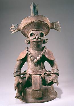 W1106Y Copan: Yax Kuk Mo - Incense Burner Lid