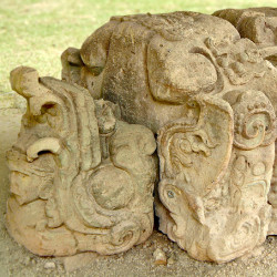 Zoomorph Altar of Stela M at Copan