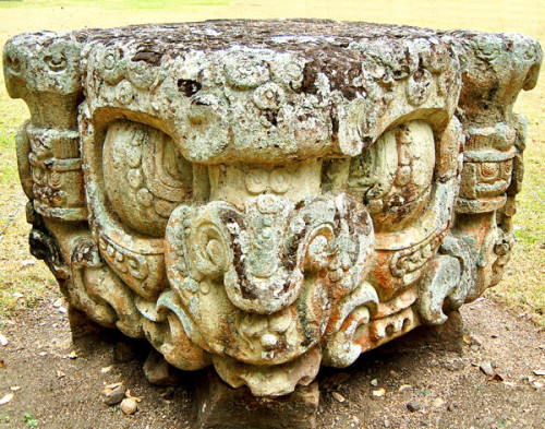 Altar of Stela D at Copan