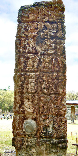 Stela D at Copan