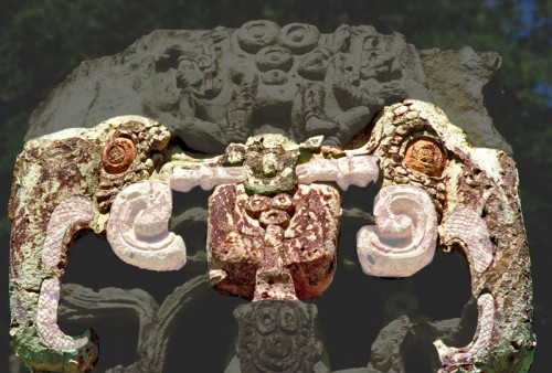 The Monster Mouth of Stela B at Copan