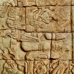 Bench End Panel in Structure 82 at Las Sepulturas