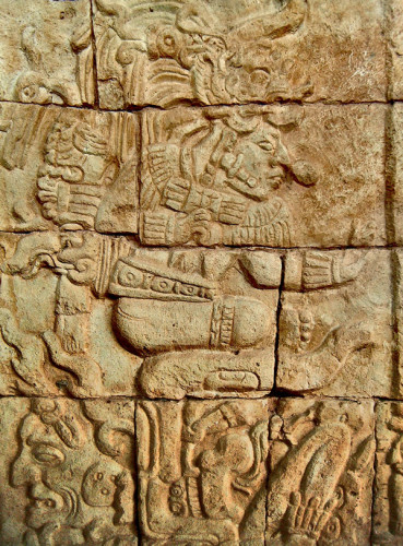 Bench End Panel in Structure 82 at Las Sepulturas