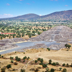 Pyramid of the Moon at Teotihuacan